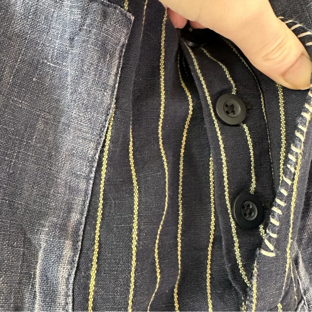 MAGNOLIA PEARL Lilou Distressed
Patchwork Pants One Size - Picture 9 of 15